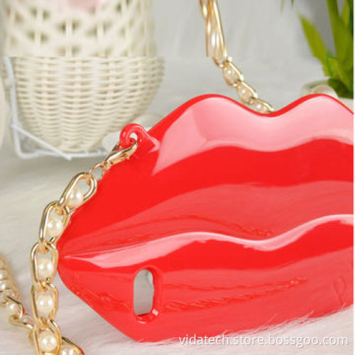 Lip style TPU case cover for iPhone 5/5s, manufacturer